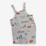 Dungarees Jersey Cream Camping Print