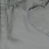 Green Jeans Heart Pocket