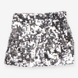 Sequin Skirt Silver