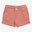 Jersey Ribbed Short Pink with Multicoloured Flecks