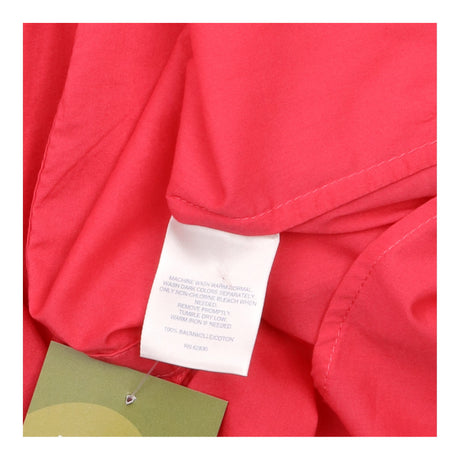 Pink Blouse Pin Tuck V Neck