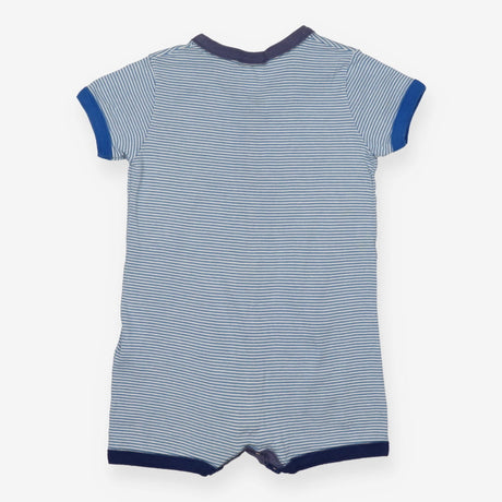 Blue Striped Romper