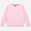 Pink Crew Neck Cotton Blend Sweatshirt