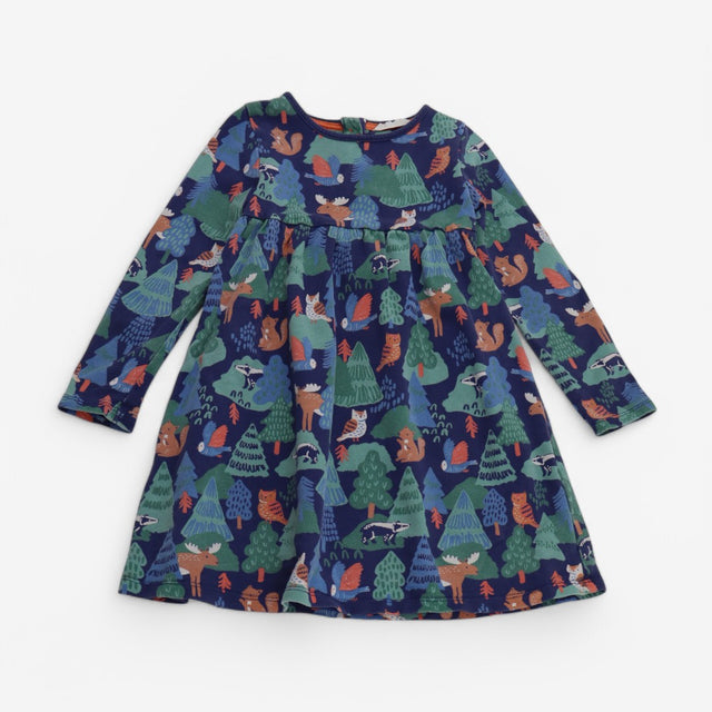 Dress Jersey Blue Woodland 