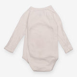 Bodysuit wrap long sleeve white ''Chaton''