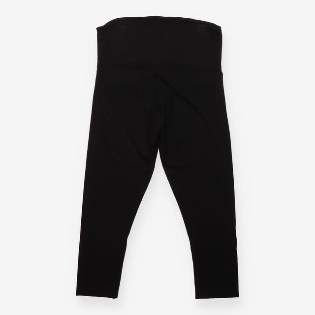 Black Over Bump Stretch Maternity Leggings