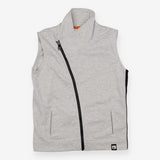 Zip up vest jersey grey