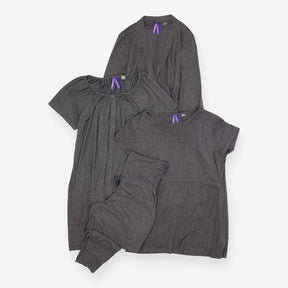  Charcoal Grey Marl Maternity Hospital Bag Sleep 4