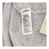 Jumper Dress Cowl Neck Knit Grey