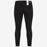 Skinny Jeans Black Mid Rise Stretch Denim