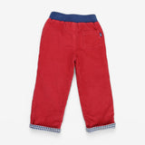 Trousers Reversible Red Cord Pull on 