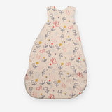 Sleeping bag cream butterflies flowers 1.5