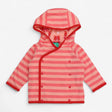 Pink Striped Jacket Cat Lining