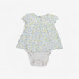 Blue Summer dress with bodysuit