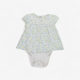Blue Summer dress with bodysuit