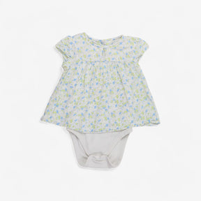 Blue Summer dress with bodysuit