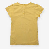 T-shirt Frill Sleeves Yellow