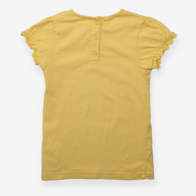 T-shirt Frill Sleeves Yellow