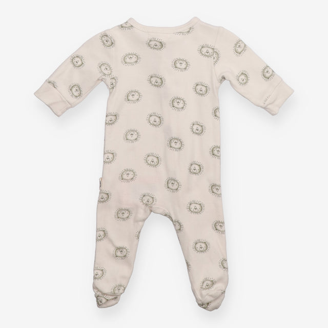 White Sleepsuit with Lions