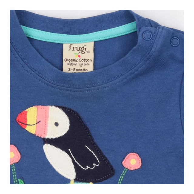 T-Shirt Navy Puffin in Pond