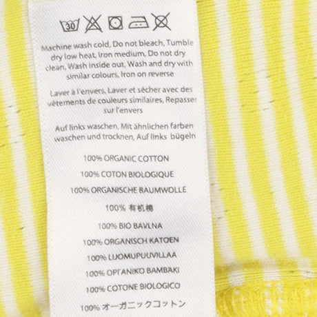 Bodysuit Long Sleeve Yellow Pointelle