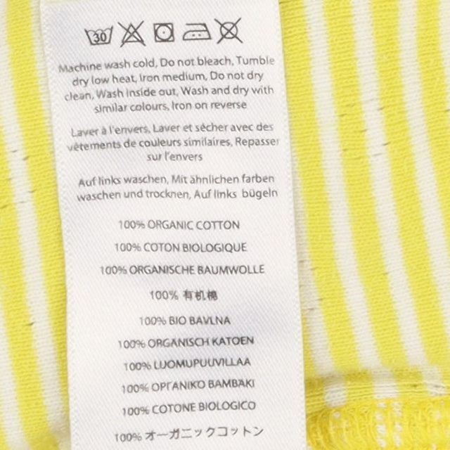 Bodysuit Long Sleeve Yellow Pointelle