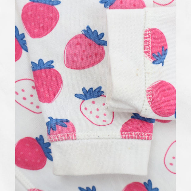 Sweatshirt white with strawberry Print 