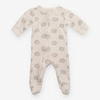 White Sleepsuit with Lions