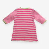 Pink Striped Dress with Pockets