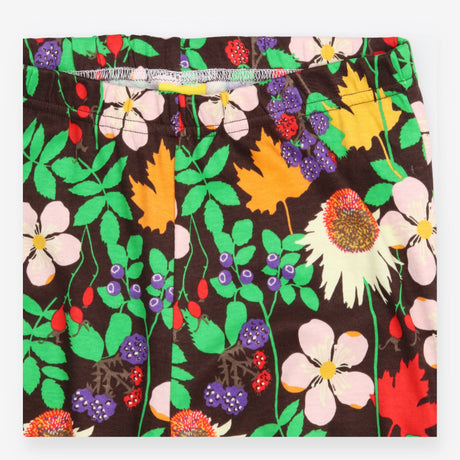 Leggings Brown Autumn Flowers