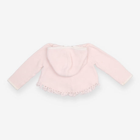 Poncho pink tassels