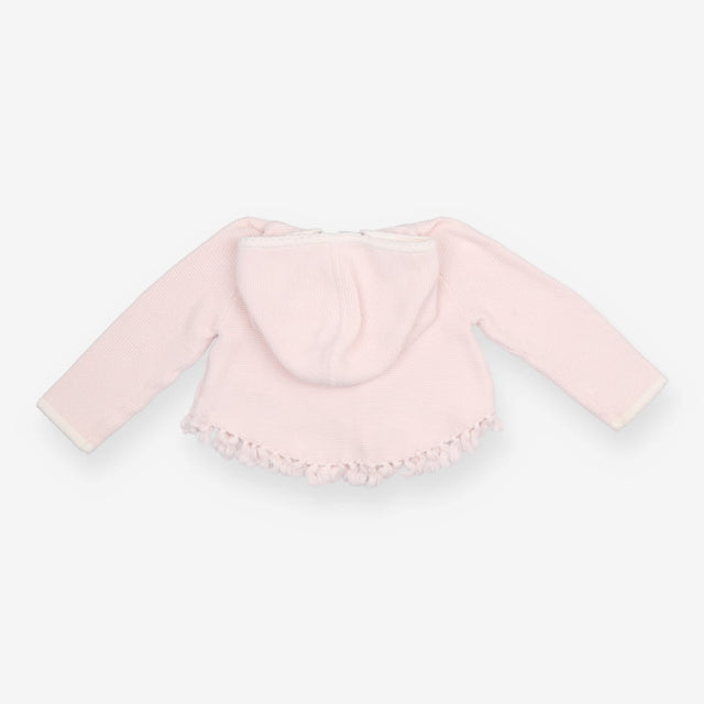 Poncho pink tassels
