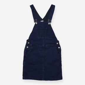 Denim pinafore with pockets