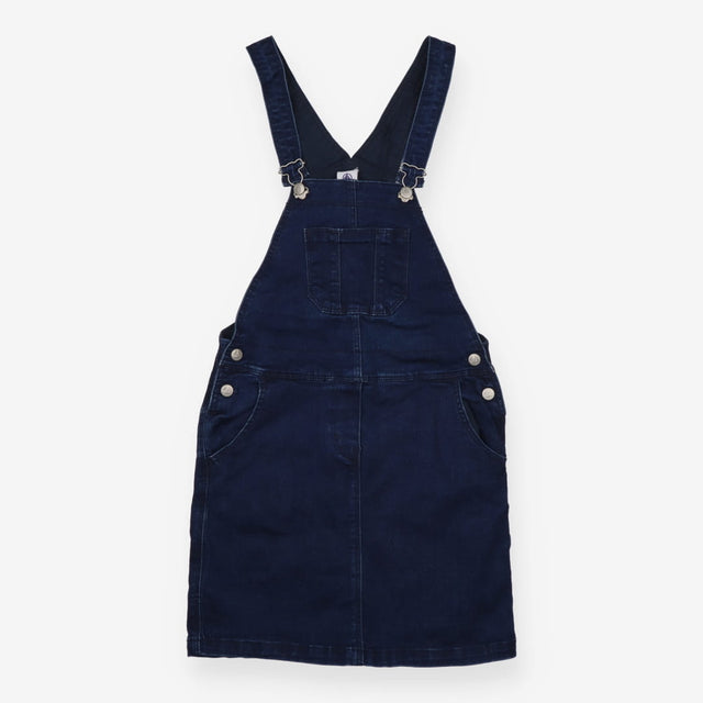Denim pinafore with pockets