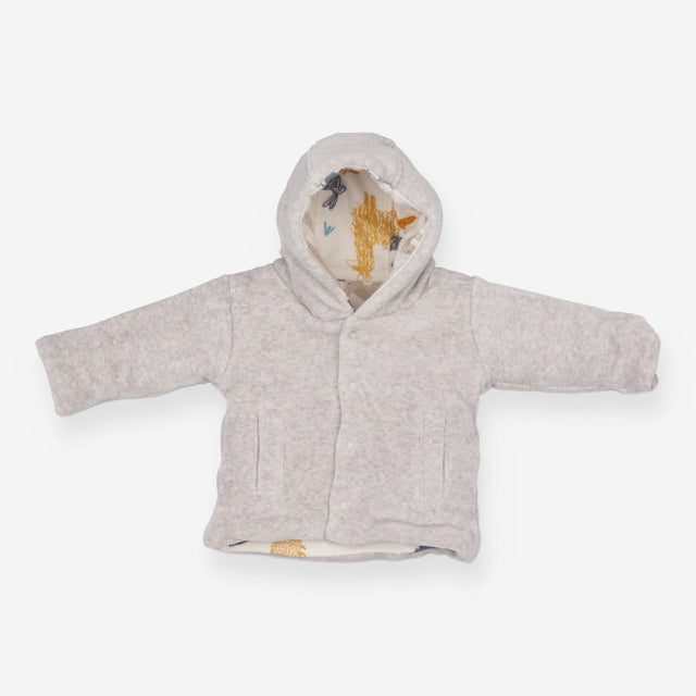 Reversible Jacket Grey and Safari 