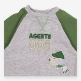 Pastello Outfit Sweater and Joggers green Dog