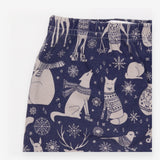 Legging Navy Festive Woodland