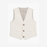 Heirloom Collection Kids' Textured Linen Waistcoat