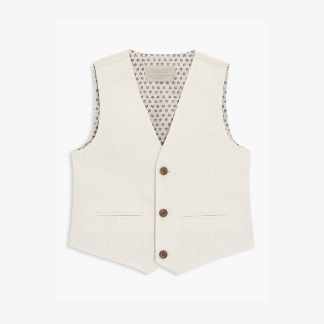 Heirloom Collection Kids' Textured Linen Waistcoat