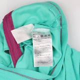 Fleece Jacket green with purple zip