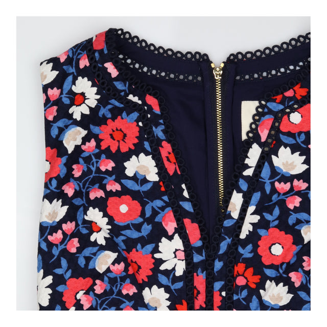 Kate Spade Shore Thing Daisy Jacquard Navy Sheath 