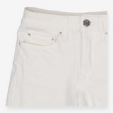 Mid-Rise Straight-Leg Jeans in White