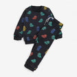 Tracksuit Grey Triceratops Print 2pcs