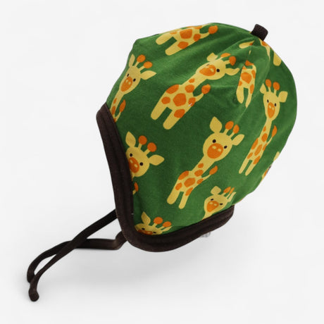 Bonnet Green with Giraffes