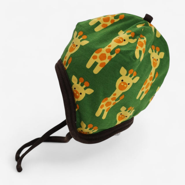 Bonnet Green with Giraffes