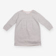 Knit Dress Silver Cable Sleeve