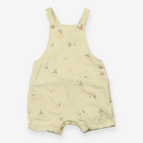 Green shortie oranges dungarees