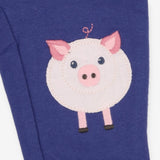 Blue Sheep & Pig Joggers
