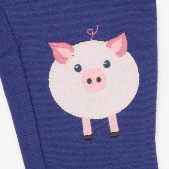 Blue Sheep & Pig Joggers