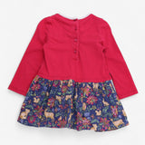 Dress Pink Cardigan and Cord Skirt with Woodland A